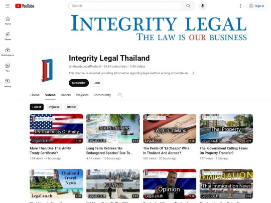 Integrity Legal Thailand